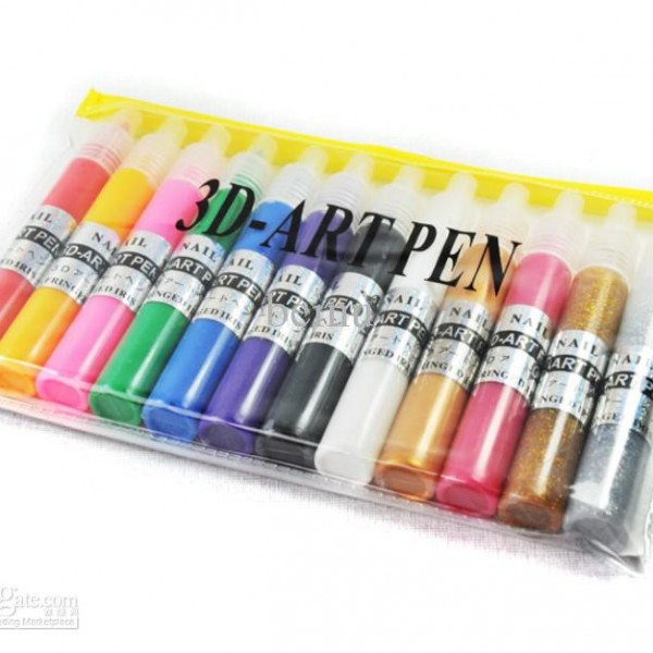 3D Nail Art Pen 12pcs/set