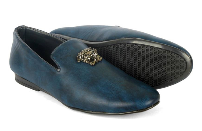 Versace buckle shoes hotsell