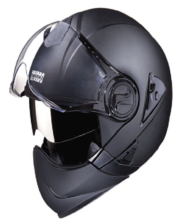 Downtown Full Face Studd Helmet - Matt Black